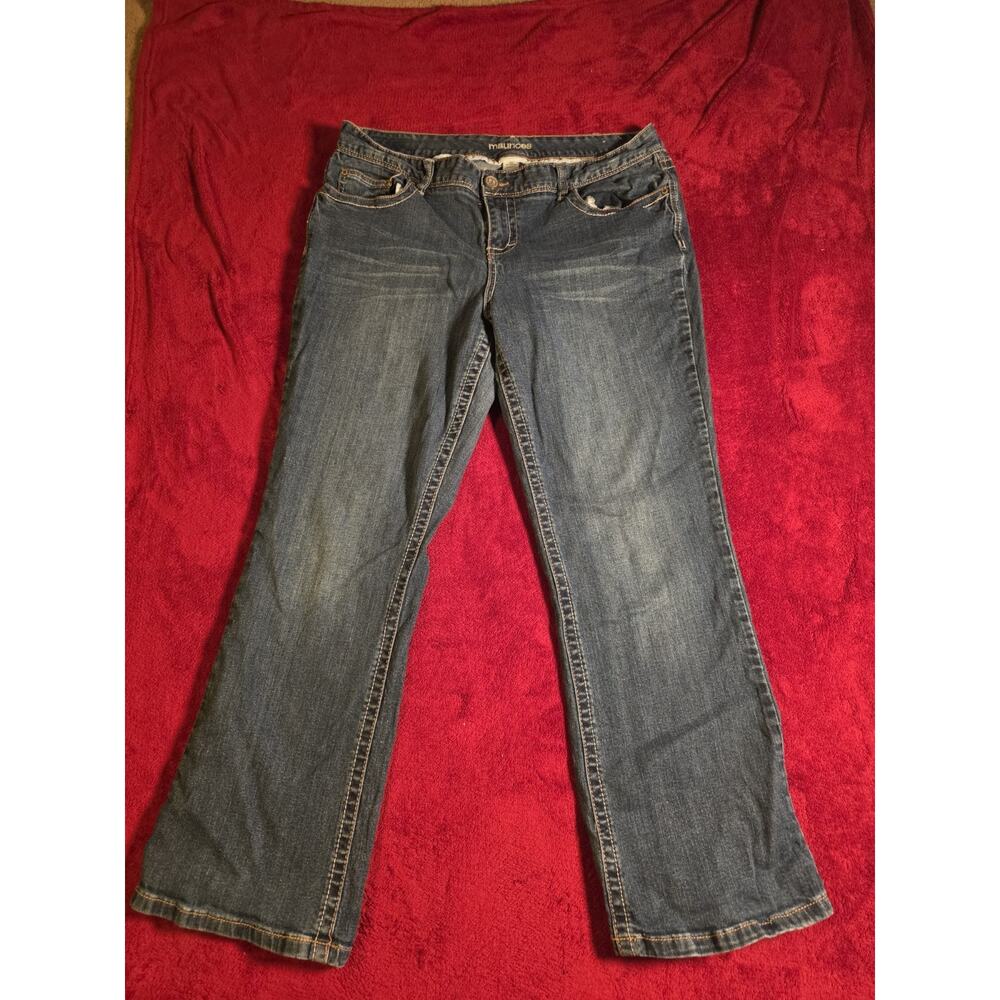 Maurices Women’s Jeans Size 18 Short Bootcut Stretch Denim Medium Wash